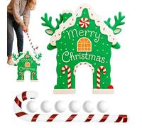 Generisch Bastone di zucchero da golf - Set da gioco di Natale - Mini giocattolo da golf per la casa, per feste, esterni, interni, famiglie, giardino, riunione, soggiorno, campeggio, picnic