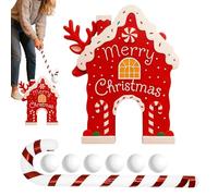 Generisch Bastone di zucchero da golf - Set da gioco di Natale - Mini giocattolo da golf - per la famiglia, il giardino, le vacanze, il soggiorno, il campeggio, le feste, gli incontri all'aperto, per