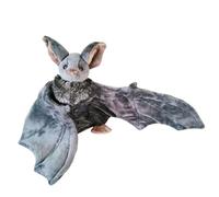 Generisch Bat Stuffed Animal - 12 pollici Gothic Plush Toy, Spooky Soft Bat Doll, Halloween Nursery Decor, Cute Winged Cuddle Companion, Collectible Black Bt Figurine | for Kids