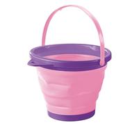 Generisch Beach Bucket for Kids | Children's Foldable Play Sand Toys,Silicone Play Sand Toy for Backyard, Beach, Garden, Pool and Lake