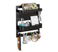 Generisch Bedside Floating Shelf, Wall Stick On Rack, Aesthetic Wall Mount Floating Shelves Easy Installation, 9,45 x 9,06 x 2,13 pollici, Perfect for Accessories and Living Room Organization