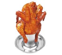 Generisch Beer Can Chicken Rack - Vertical Stainless Steel Drunk Chicken Roaster | BBQ Grilling Rack Durable Barbecue per barbecue Chickens Turkey Poultry Outdoor Cooking