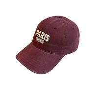 Generisch Berretto da basket, da uomo, alla moda, da baseball, vintage, da uomo, da donna, retrò, per sport all'aria aperta, casual, per esterni, Colore: rosso, Taglia unica