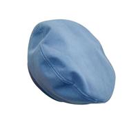 Generisch Berretto da donna Sottile Edizione Britannica Retro Coreano Giapponese Alla Moda Cappello Da Pittore Con Orecchie, Blu, Taglia unica
