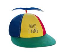 Generisch Berretto elica | berretto elica | berretto elicottero | berretto da baseball per bambini e adulti - misura regolabile, Multicolore, Taglia unica