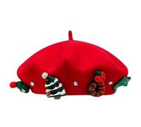 Generisch Berretto natalizio da donna, alla invernale, per feste | berretto di Natale da donna | per adolescenti studentesse fidanzate fotografia incontri pendolari viaggi