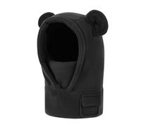 Generisch Berretto per bambini e bambine, berretto invernale in pile, per bambini, per ragazzi e ragazze, caldo per le attività all'aperto nella stagione fredda, Nero , 1-4 Jahre