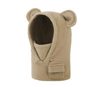 Generisch Berretto per bambini e bambine, berretto invernale in pile, per bambini, per ragazzi e ragazze, caldo per le attività all'aperto nella stagione fredda, cachi, 1-4 Jahre