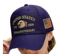 Generisch Berretto per il 250° anniversario - Durable Gli Stati - Berretto commemorativo regolabile, Lightweight, Premium, per l'anniversario di, l'America con gli uomini, Multipurpose Outdoor