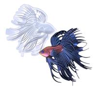 Generisch Betta Fish Resina - in Silicone Semi 3D per Epossidici | Ghisa creativa per decorazione desktop, fatti a mano per decorazioni murali, opere d'arte fai da te per la