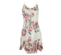 Generisch Biancheria da notte casual ed elegante da donna con profondo scollo a V, tessuto trasparente elasticizzato per un seducente comfort durante il sonno, beige., S