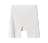 Generisch Biancheria intima a vita alta, in seta ghiacciata, per donna, senza cuciture, per yoga, escursionismo, ciclismo, viaggi, lavoro, feste, vita quotidiana e libero, bianco, L