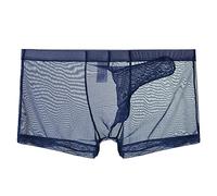 Generisch Biancheria intima da uomo, con elefante, con proboscide, boxer gay, traspirante, confortevole, con elefante, morbido, sottile, Blu, M