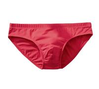 Generisch Biancheria intima da uomo, morbide, comode, traspiranti, slim fit, materiale delicato sulla pelle, push up, traspirante, per la vita quotidiana e lo sport, Colore: rosso, XXL