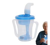 Generisch Bicchiere per disfagie da 5 ml o 10 ml, dispenser con cannuccia controllata, per adulti, per la casa in caso di disturbi di deglutizione e nelle cliniche
