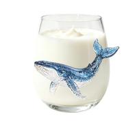 Generisch Bicchieri da vino decorativi, con animali e borbon | Bicchiere da whisky da bar, decorazione da tavolo per uomini, papà, marito, lui, Natale, vacanze, feste, casa, ufficio, bar