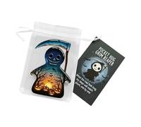 Generisch Biglietti di ispirazione per Halloween, simpatici biglietti da tasca per Halloween, con auguri motivazionali, per scuola, amici, casa, ufficio, viaggio, compleanno