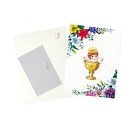 Generisch Biglietto per battesimo - Angelo cresima, accessori colorati per la cameretta dei bambini, decorazione portatile per baby shower e cerimonia di battesimo