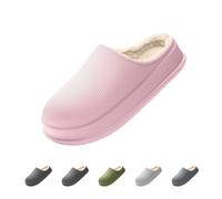 Generisch Bjork Cloud Slippers, Slip On Slippers, Unisex Winter Cozy Fashion Casual Home Shoes Flat Non Slip, rosa., 36/37 EU