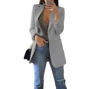 Generisch Blazer da Donna Elegante, Giacca da Donna a Maniche Lunghe, Blazer da Business, Giacca Lunga, Giacca Slim, Cappotto da Donna, Cardigan da Donna, Abiti da Donna, Abito Stampato, Blazer