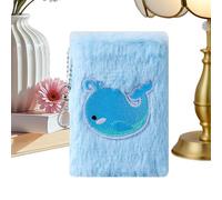 Generisch Blocco note tascabile, graziosa copertina in peluche portatile, taccuino per appunti, per bambini, studenti, donne, lavoro, studio, pianificazione, casa, ufficio, viaggi, attività