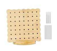 Generisch Blocco per uncinetto - 9,25 pollici precisione artigianato e lavoro a maglia | portapenne - legno - ideale per Granny Squares, tappeti, coperte, cuscini, bordi, progetti creativi