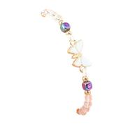 Generisch Blu Bracciale Rosa Gioielli Color Charm Small Fresh Women's Braccialetto Handmade Holiday Jewelry () Lega In Acciaio Bracciale Quarzo Gioielli, Taglia unica, Zinco alloy
