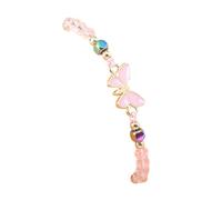 Generisch Blu Bracciale Rosa Gioielli Color Charm Small Fresh Women's Braccialetto Handmade Holiday Jewelry () Lega In Acciaio Bracciale Quarzo Gioielli, Taglia unica, Zinco alloy