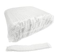 Generisch Blu Capelli/Cappelli Servizi 100pz Copertura monouso in tessuto non tessuto per cappelli da baseball Food Head, come indicato, Taglia unica