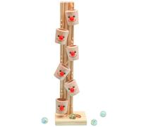 Generisch Board Games - Kids Ball Drop Toy | Educational Preschool Toy, Fine Motor Skill Doll with 4 Pinballs, Clown Balls Table, Pour Ball Toys, Entertainment Game for Children
