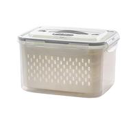 Generisch Boîte Conservation Réfrigérateur - 3L 7.2L ABS - Bac Drainage Compartimenté | Récipient Fruits Légumes Portable | Organizzatore Alimentaire Pique Nique Camping Cuisine Fraîcheur Durable