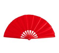 Generisch Boots On The Ground - Ventaglio pieghevole per la danza del country, portatile, grande accessorio per danza per eventi all'aperto, appassionati di danza (Watermelon Red, 34 cm)