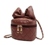 Generisch Borsa a tracolla da donna, borsa a tracolla, borsa a secchiello 2023, borsa a tracolla, mini portafogli, borsa per la spesa con cerniera, marrone, Siehe Beschreibung