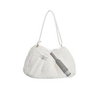 Generisch Borsa a tracolla da donna, in peluche, accessorio alla, morbida borsa a tracolla da donna, per feste, appuntamenti, attività all'aperto, viaggi, escursioni, inverno, autunno