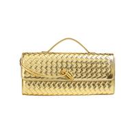 Generisch Borsa a tracolla da donna in tessuto con chiusura a vite, stile vintage, con tracolla rimovibile