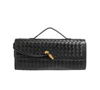Generisch Borsa a tracolla da donna in tessuto con chiusura a vite, stile vintage, con tracolla rimovibile
