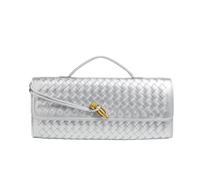 Generisch Borsa a tracolla da donna in tessuto con chiusura a vite, stile vintage, con tracolla rimovibile