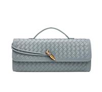 Generisch Borsa a tracolla da donna in tessuto con chiusura a vite, stile vintage, con tracolla rimovibile