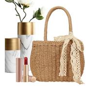 Generisch Borsa da cucina in paglia, borsa da spiaggia, borsa per le | Grande borsa per la spesa estiva leggera per donne, familiari, amici e colleghi