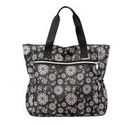 Generisch Borsa da donna, grande, leggera, in nylon, borsa a tracolla e borsa da lavoro da viaggio, Bk2., taglia unica