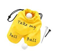 Generisch Borsa da golf impermeabile grande e flessibile con cordino | supporto per palla da golf per la borsa da golf, come regalo per il papà Natale e il golfista