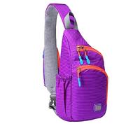 Generisch Borsa da scuola in nylon, borsa a tracolla alla moda con cerniera, tasca laterale per sport all'aria aperta, c, Einheitsgröße, Zainetto