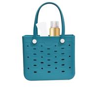Generisch Borsa da spiaggia da donna, borsa da spiaggia, borsa per la spesa in EVA, con fori traspiranti, borsa da viaggio portatile con grande capacità, per donne e ragazze
