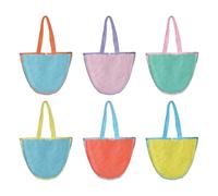 Generisch Borsa da spiaggia da donna, borsa pieghevole per l'estate, borsa da spiaggia per giocattoli, per donne, ragazze, adolescenti, crociera, barca, viaggi, vacanze, libero, attività estive
