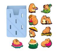 Generisch Borsa da spiaggia, fascino, borsa da spiaggia, accessorio decorativo Capybara, con supporto per telefono, decorazione alla, 10 decorazioni moderne e