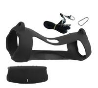 Generisch Borsa da viaggio - Custodia flessibile in silicone, pelle morbida, custodia protettiva in gomma impermeabile con cinghie, gel di silicone portatile per il trasporto, Nero , vedi descrizione,