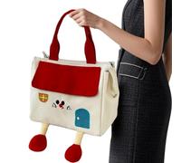 Generisch Borsa per il pranzo da donna, graziosa borsa per il pranzo isolata per alimenti, grande contenitore per alimenti, ideale per picnic, viaggi, ufficio, scuola, campeggio e donna