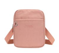 Generisch Borsa per la scuola alla moda, piccola borsa messenger in tela di nylon per il viaggio quotidiano al lavoro e le gite nel tempo libero, Colore: rosa., Einheitsgröße, Zainetto