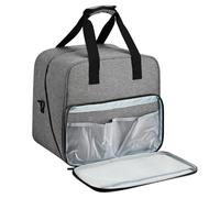 Generisch Borsa per macchina da cucire | Borsa portatile per macchina da cucire con tasche | Borsa da viaggio per lavori fai da te, utensili da cucito, facile da trasportare, Blu, vedi