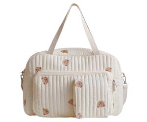 Generisch Borsa per pannolini | Bella borsa multifunzione con manici - Grande borsa da viaggio per donna con molto spazio | per campeggio all'aperto, escursionismo, sport, fitness, ospedale, mamma e